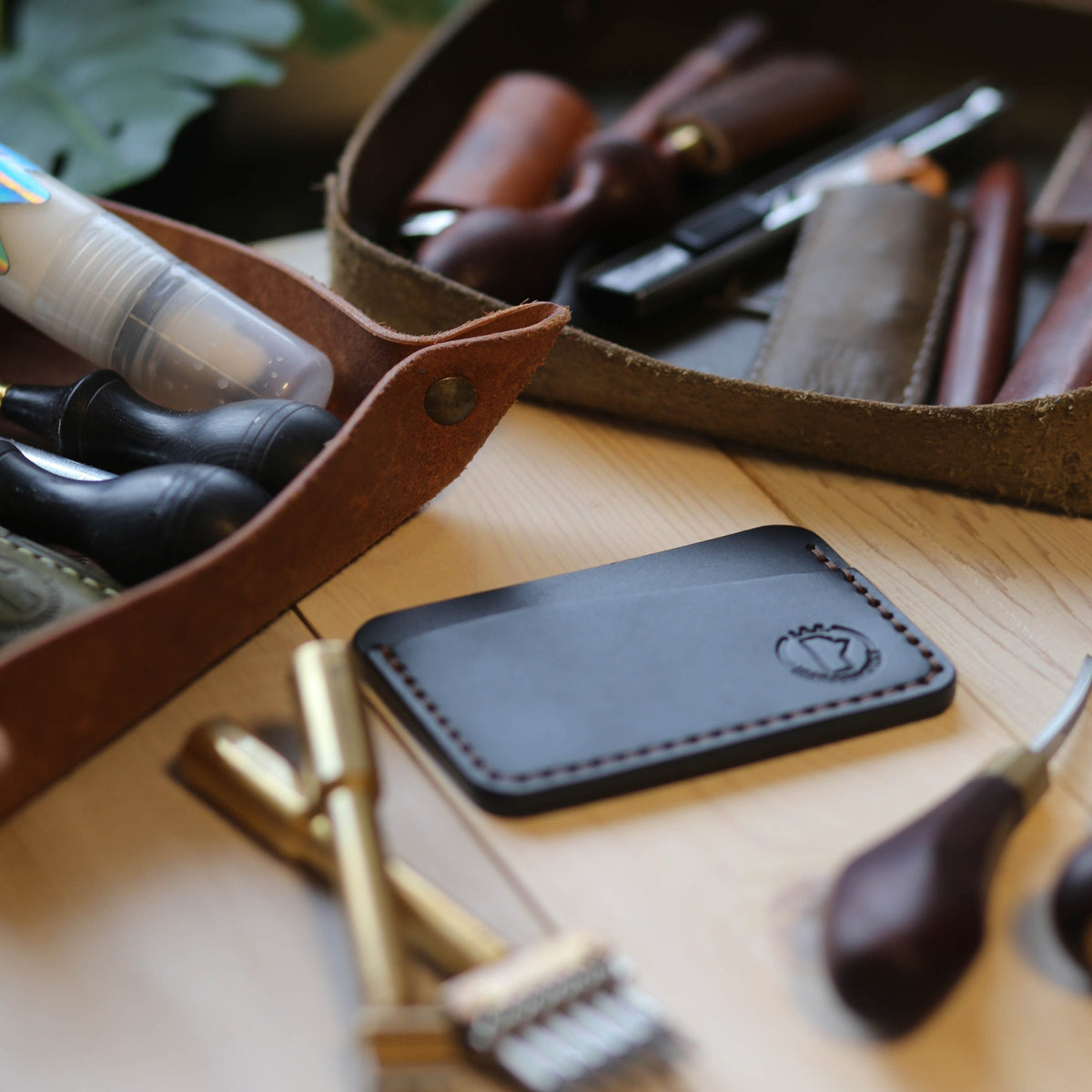 J.A.B. Leatherworks - Horizontal Card Wallet