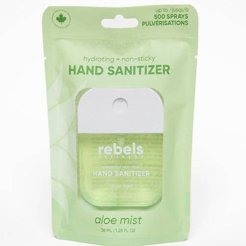 rebels REFINERY - Brume nettoyante pour les mains à l'Aloe Vera, format de poche-5