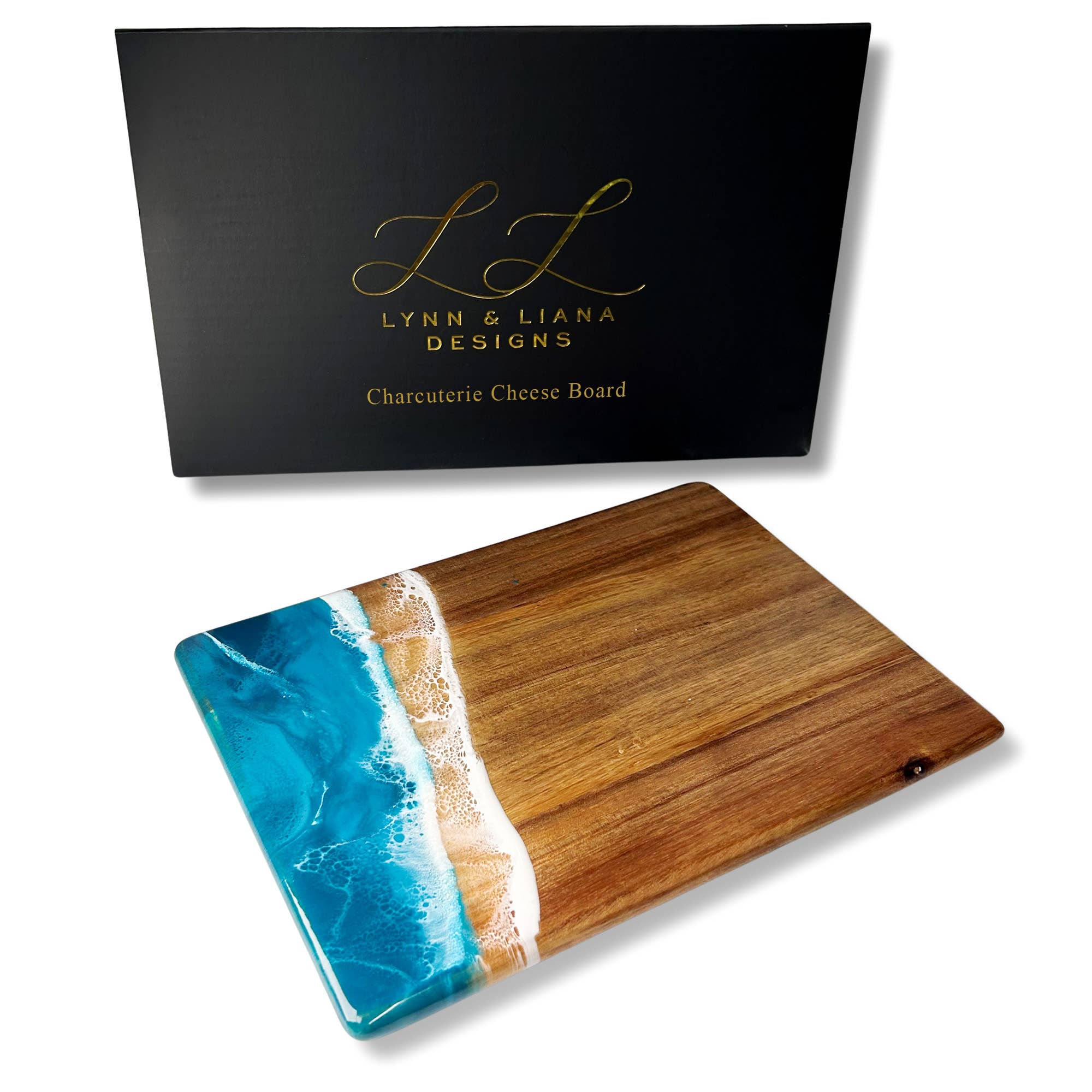 Lynn & Liana Designs - Planche à Fromage et Charcuterie "Soirée Romantique"-5