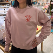 Sweat-shirt ras du cou pour femme collection CWL - Vieux rose