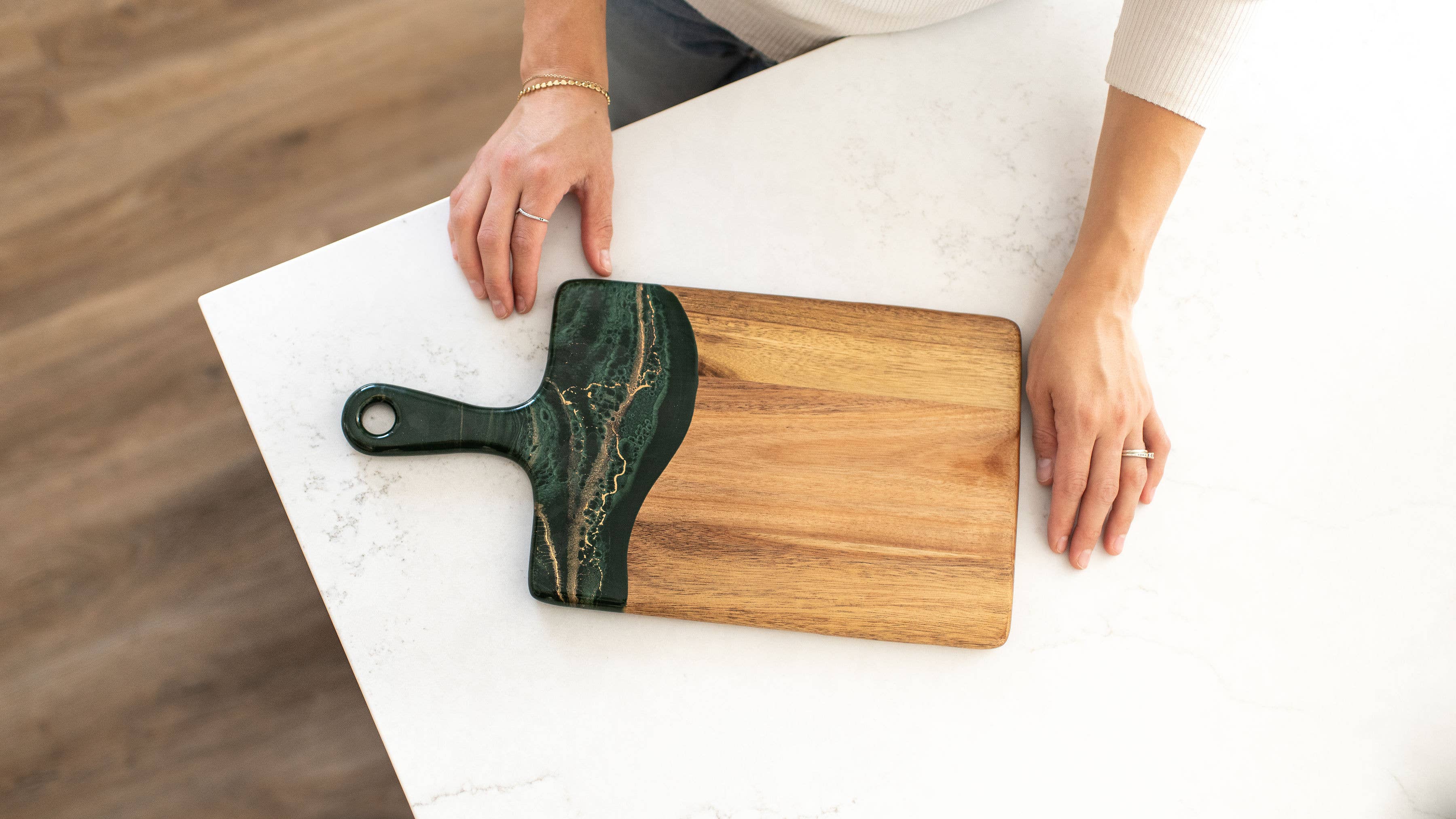Lynn & Liana Designs - Planche à charcuterie - Moyenne 20 cm x 40 cm-19