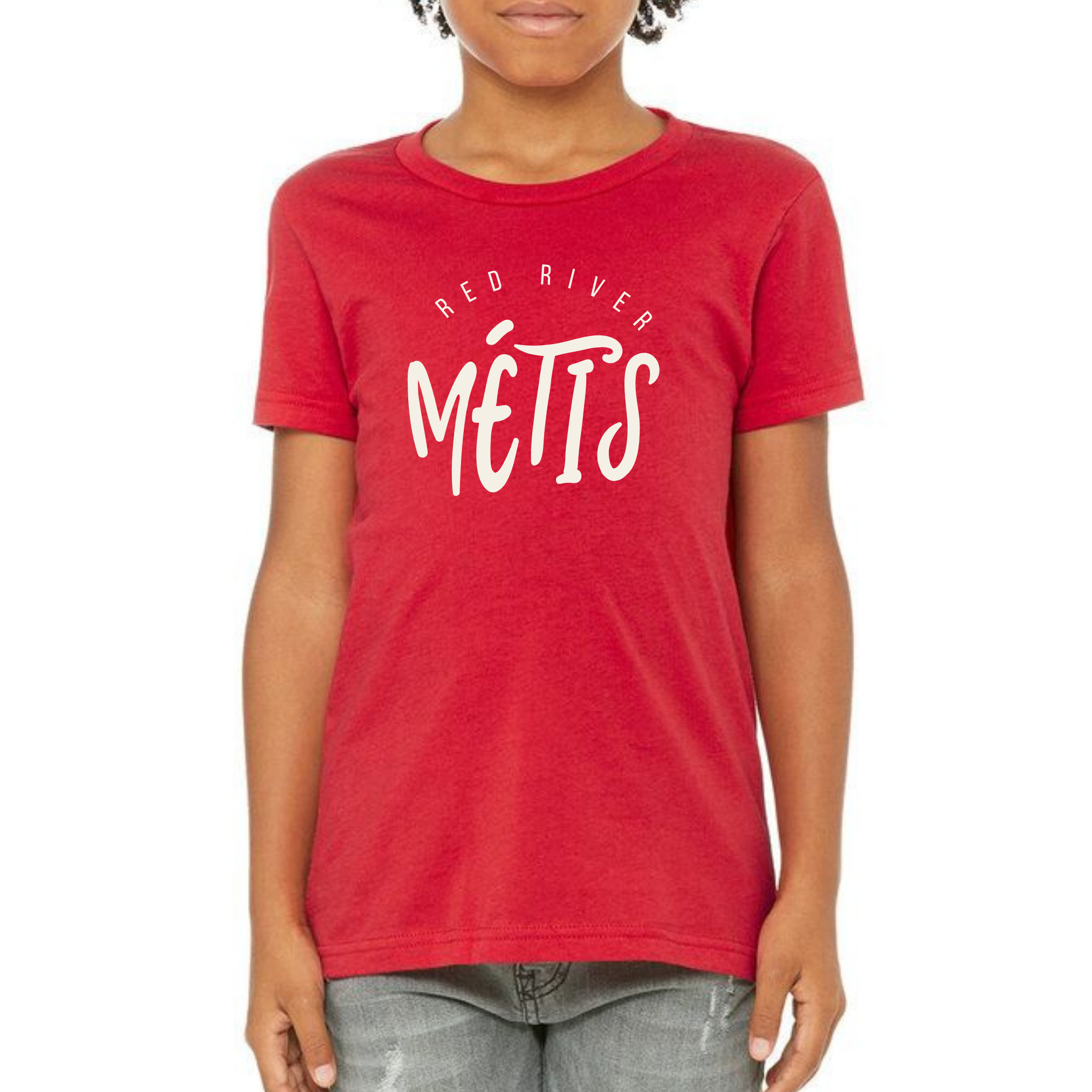 T-shirt authentique Red River Métis pour tout-petits/jeunes-3