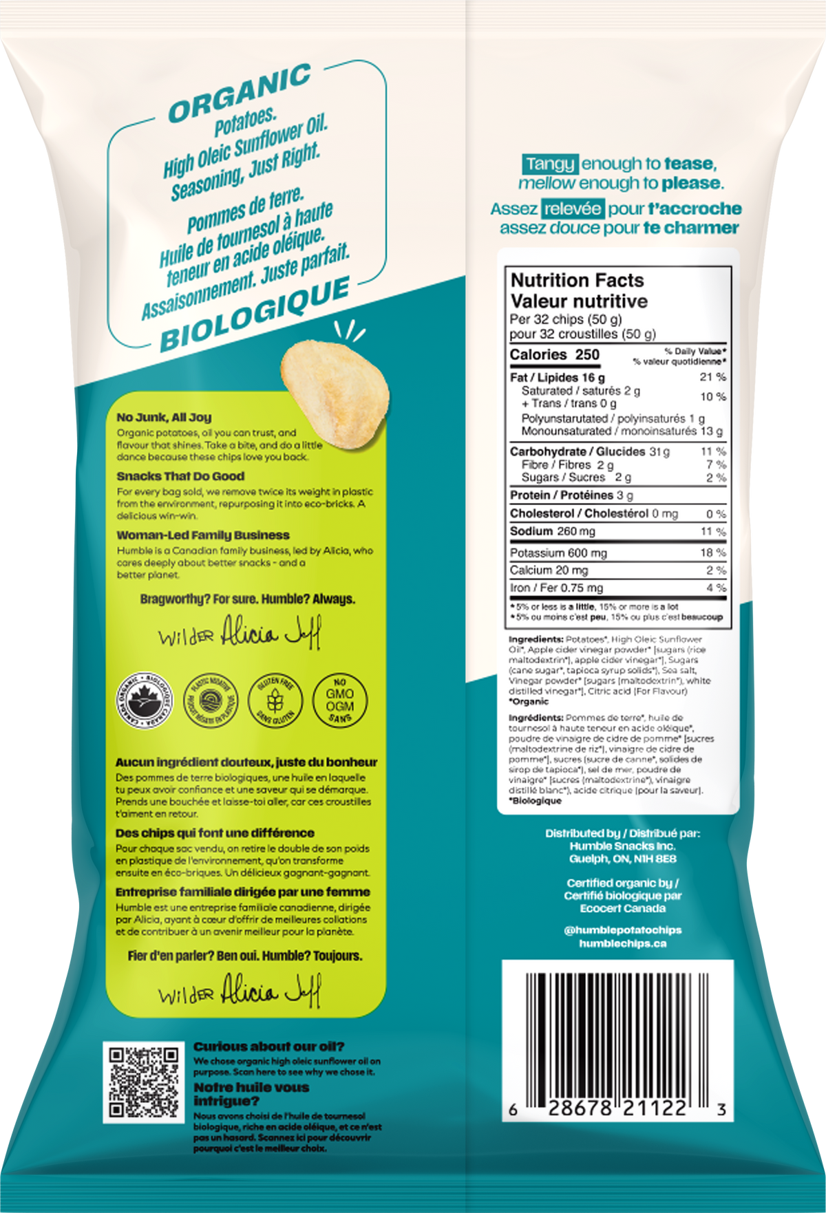 Humble Organic Potato Chips - Salt & Vinegar-2