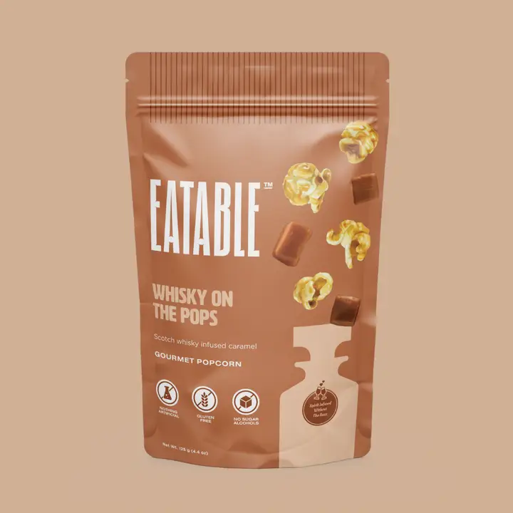 EATABLE - Whisky on the Pops - Gourmet Caramel Popcorn-1