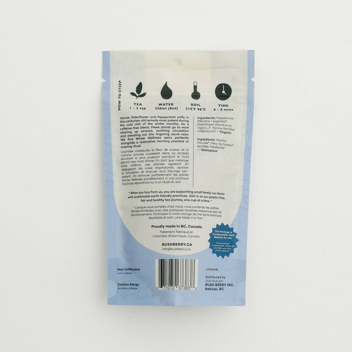 Thé en vrac biologique bien-être hivernal Baie sauvage-7