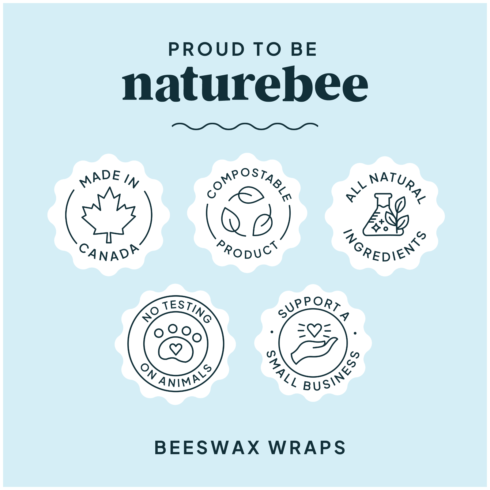 Nature Bee - Ensemble varié de pellicules de cire d'abeille ~ Rose-6