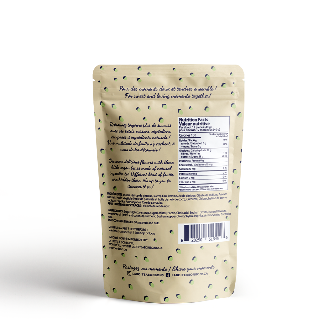 La Boîte A BonBons - Vegan Bears - Gummy Candies