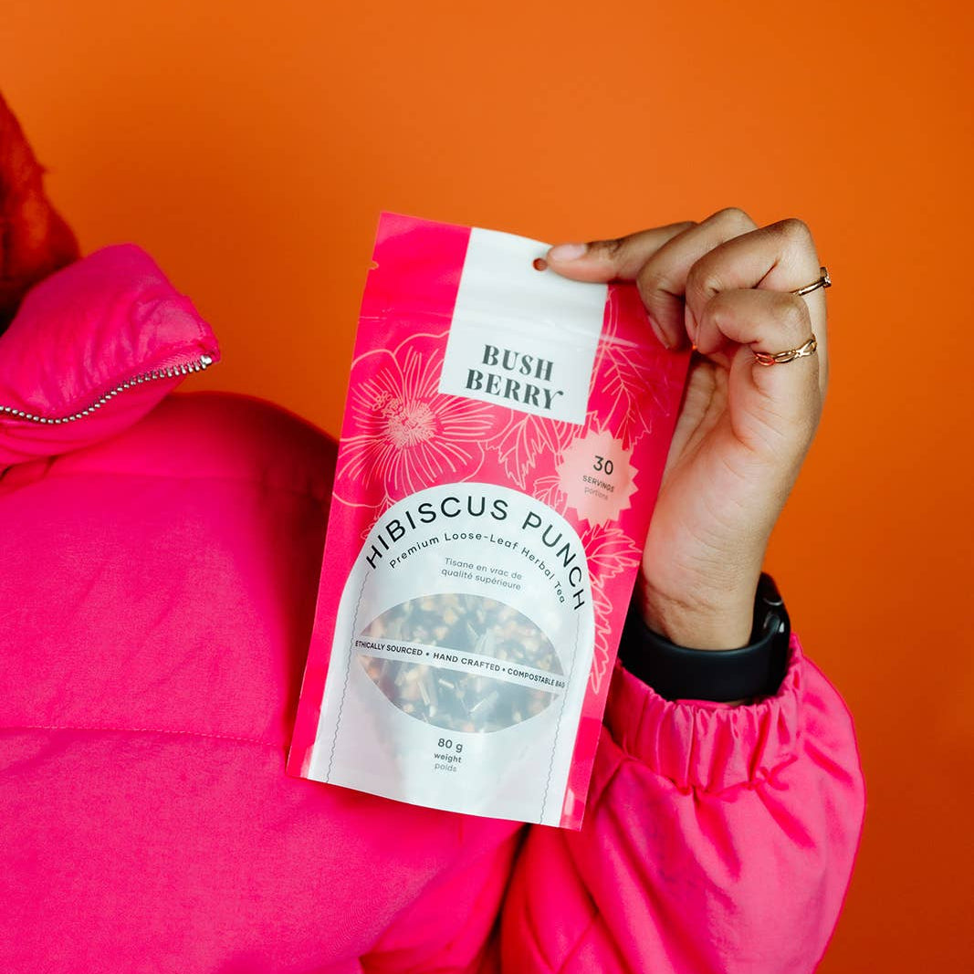 Bush Berry - Organic Hibiscus Punch Loose Leaf Tea-3