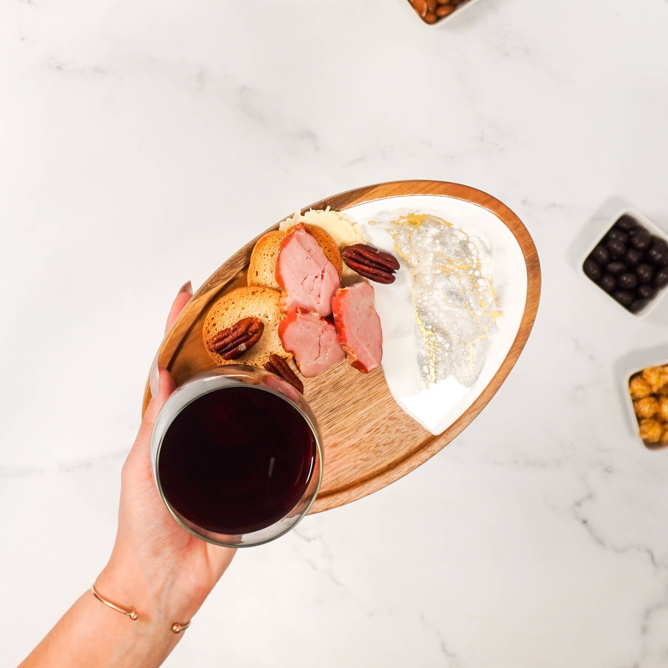 Lynn & Liana Designs - Wine & Appetizer Trays