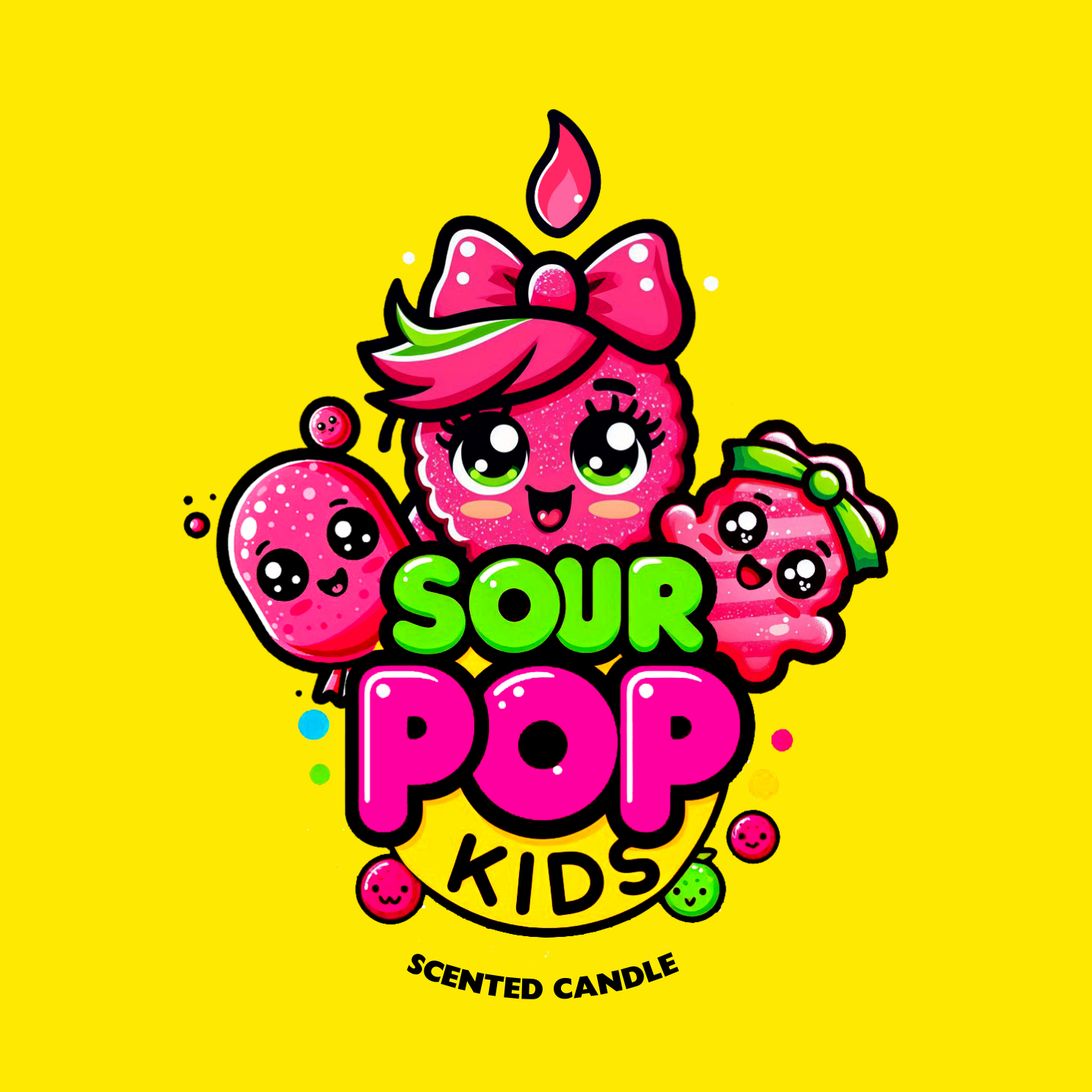 Sour POP Kids - Bougie en collaboration Pop CoLab-3