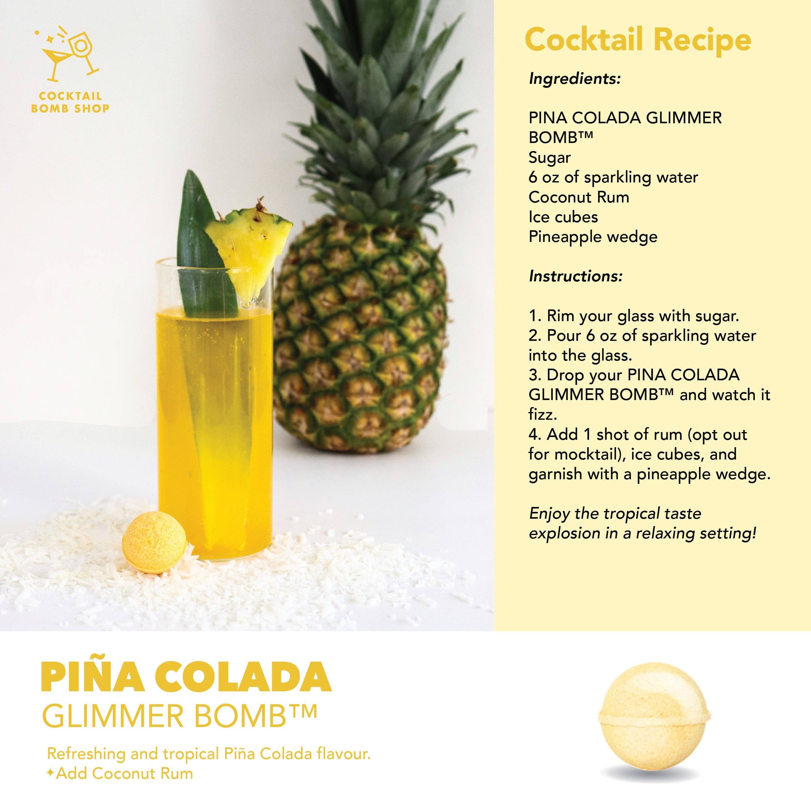Cocktail Bomb Shop - Pina Colada-10