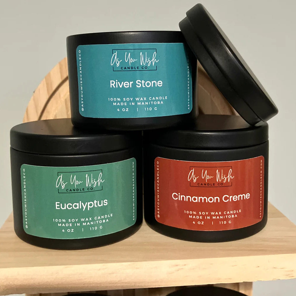 As You Wish Candle Co. - Bougie en étain de soja 4 oz-3