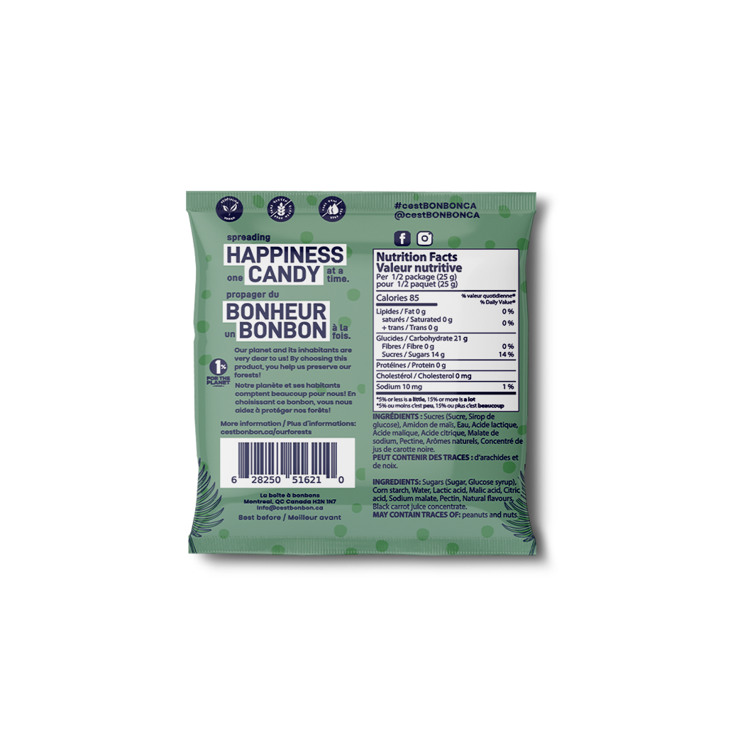 La Boîte A BonBons - Vegan Forest Berries - Gummy Candies