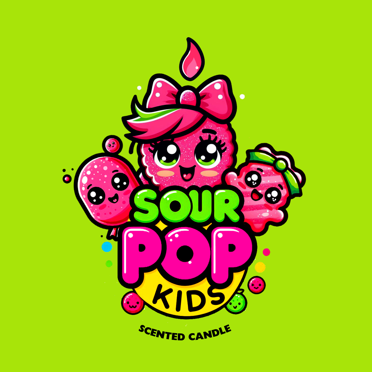 Sour POP Kids - Bougie en collaboration Pop CoLab-4