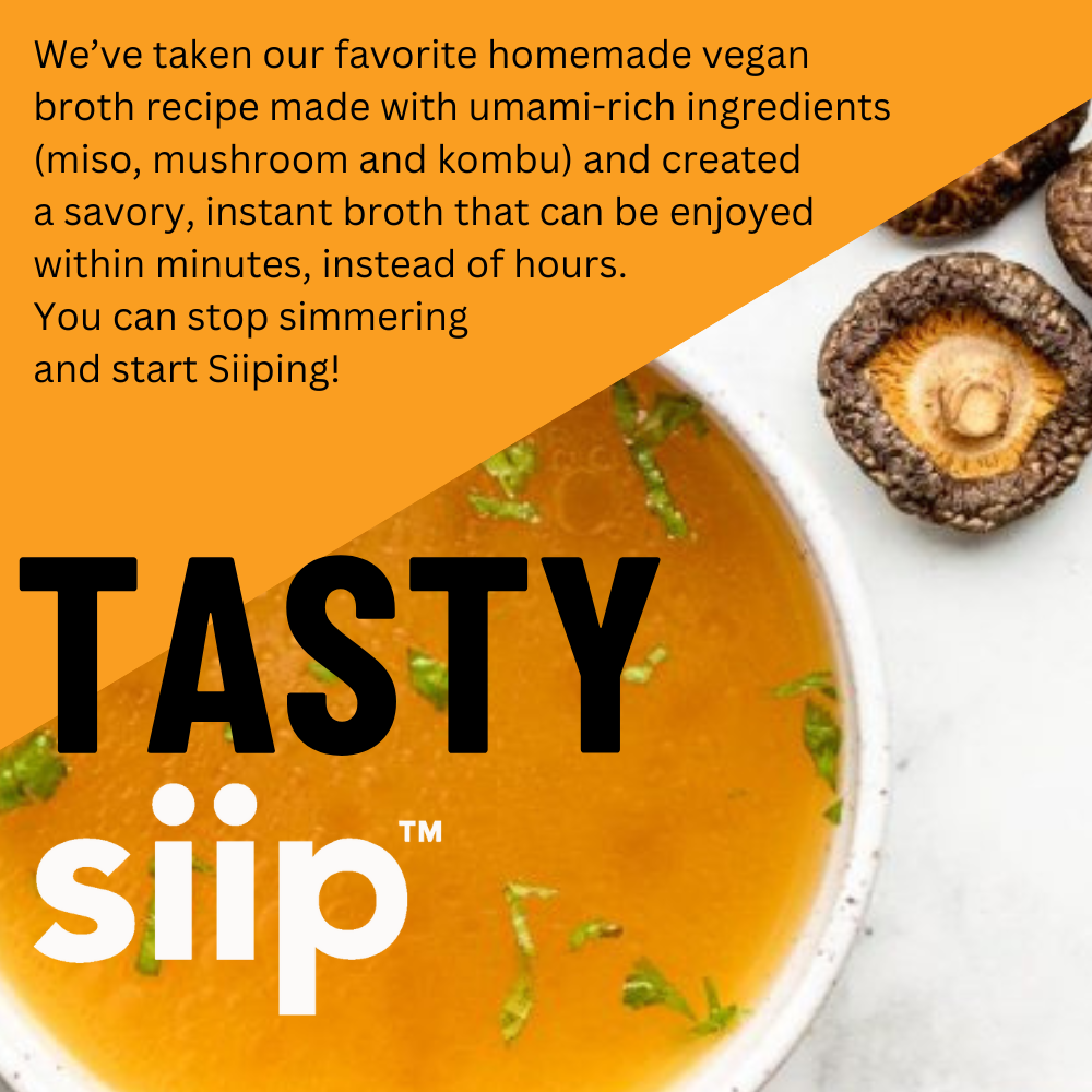 siip - Vegan Mushroom Broth - Shiitake, Lion's Mane + Chaga - 4 Pack-2