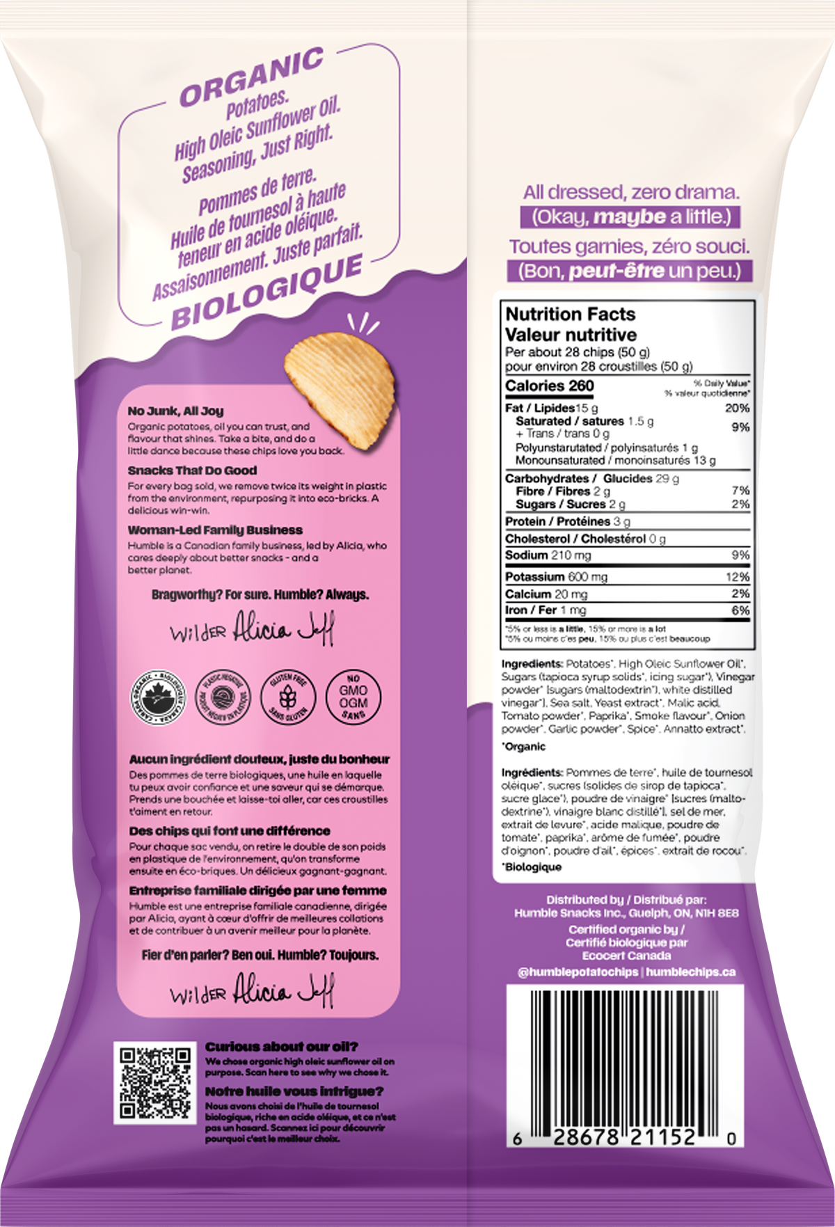 Humble Organic Potato Chips - Rumbles - All Dressed-2