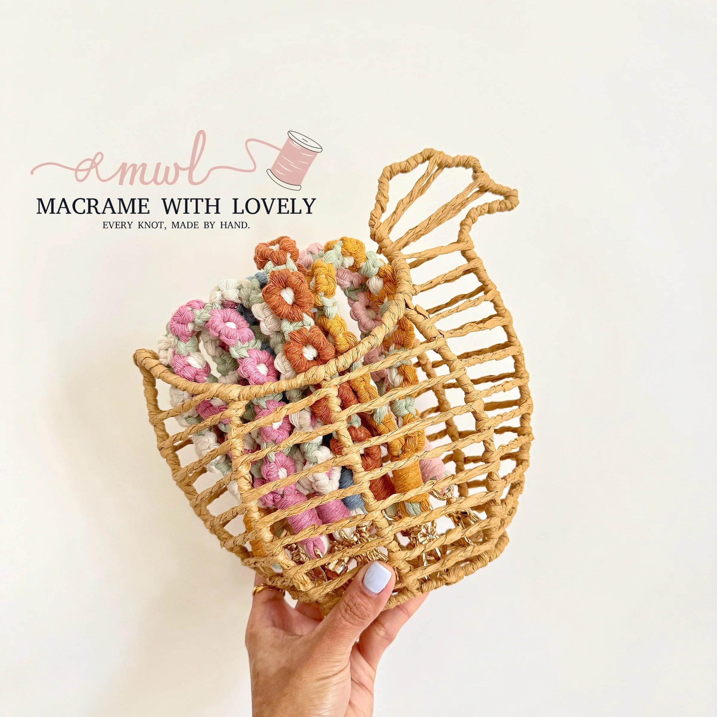 Macramé avec Lovely - Dragonne marguerite-3