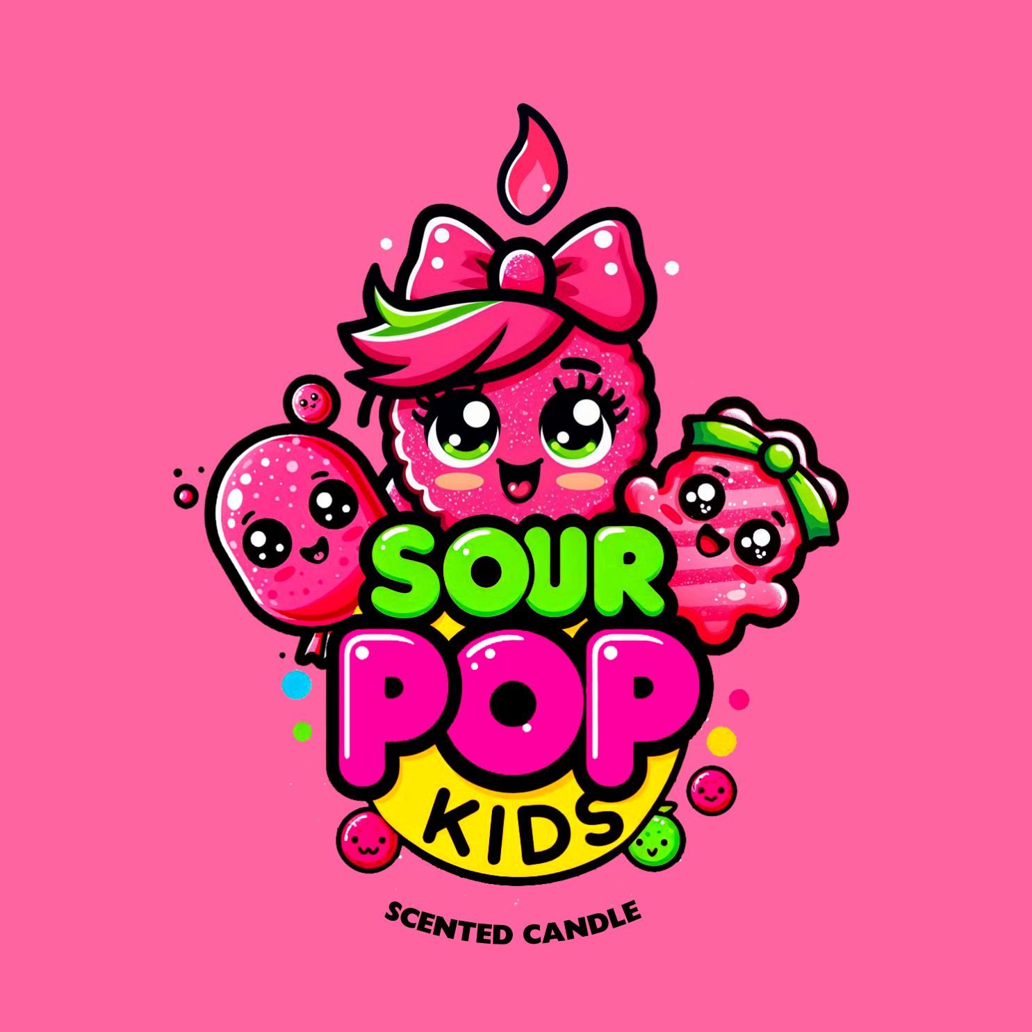 Sour POP Kids - Bougie en collaboration Pop CoLab-5