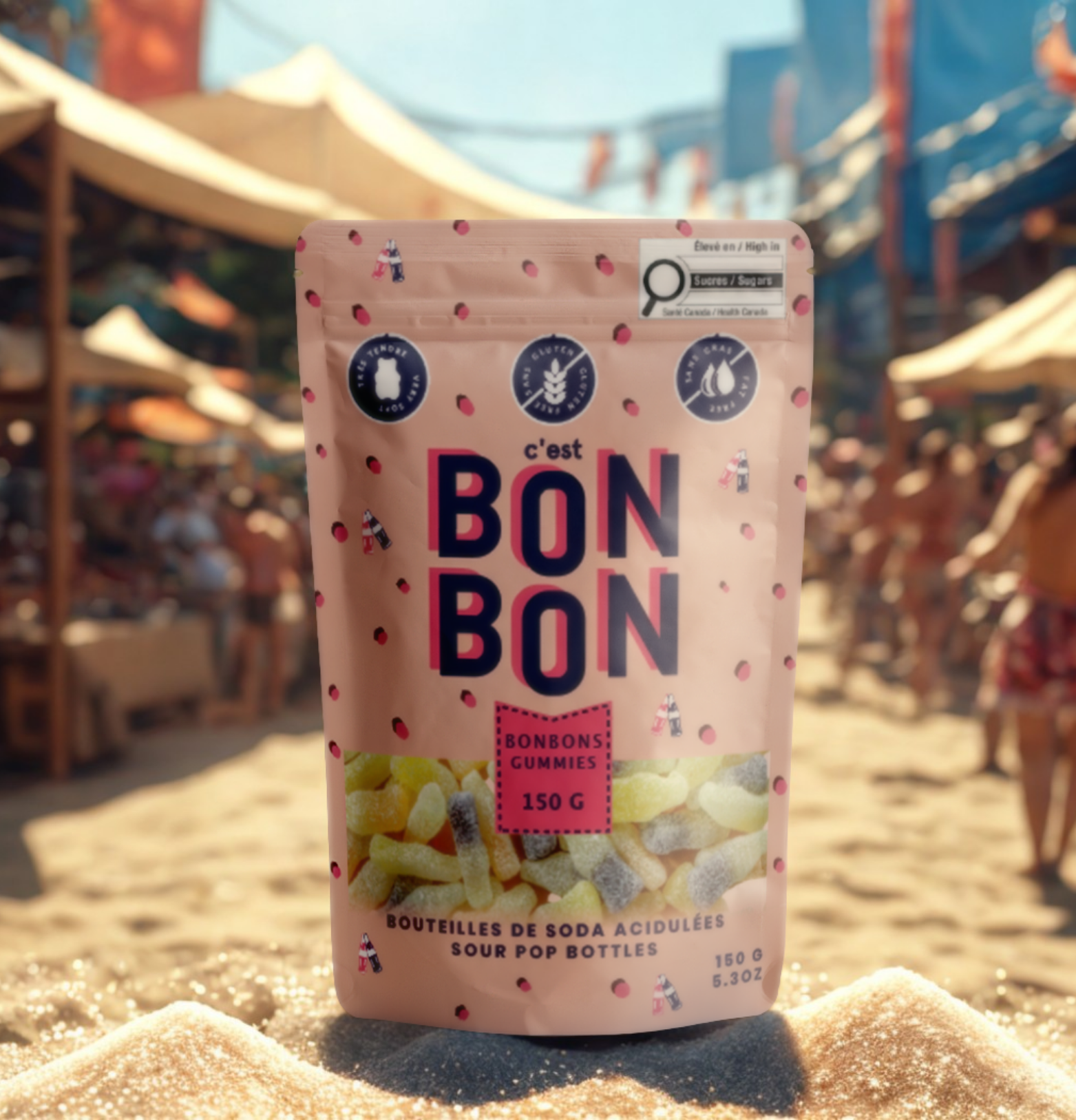 La Boîte à Bonbons - Bouteilles Pétillantes Acidulées - Bonbons Gélifiés-3
