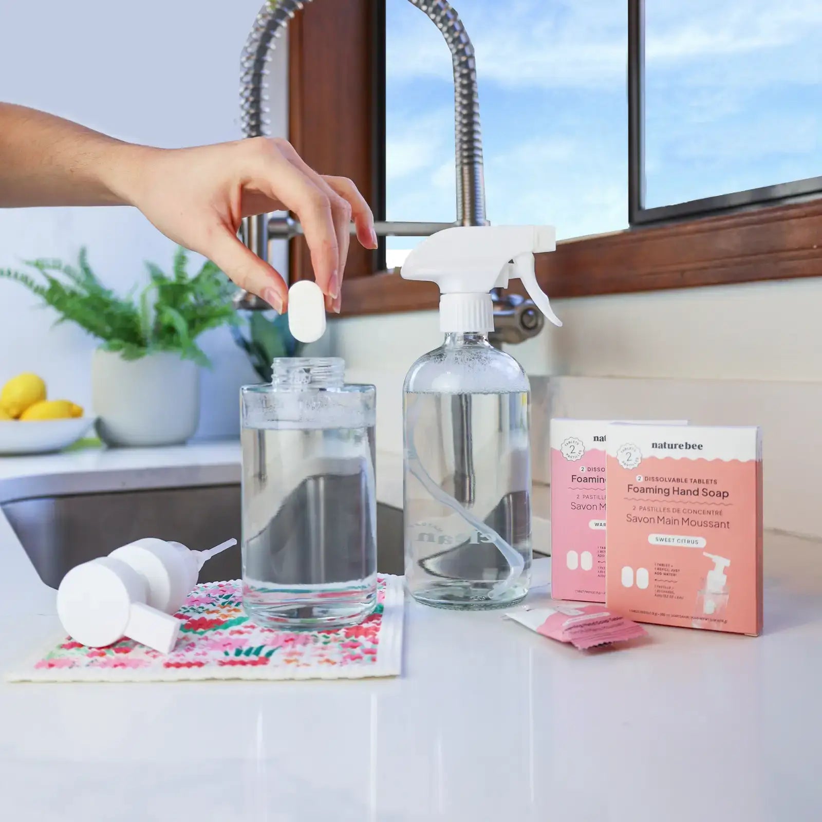 Nature Bee - Recharges de savon moussant concentré pour les mains-7