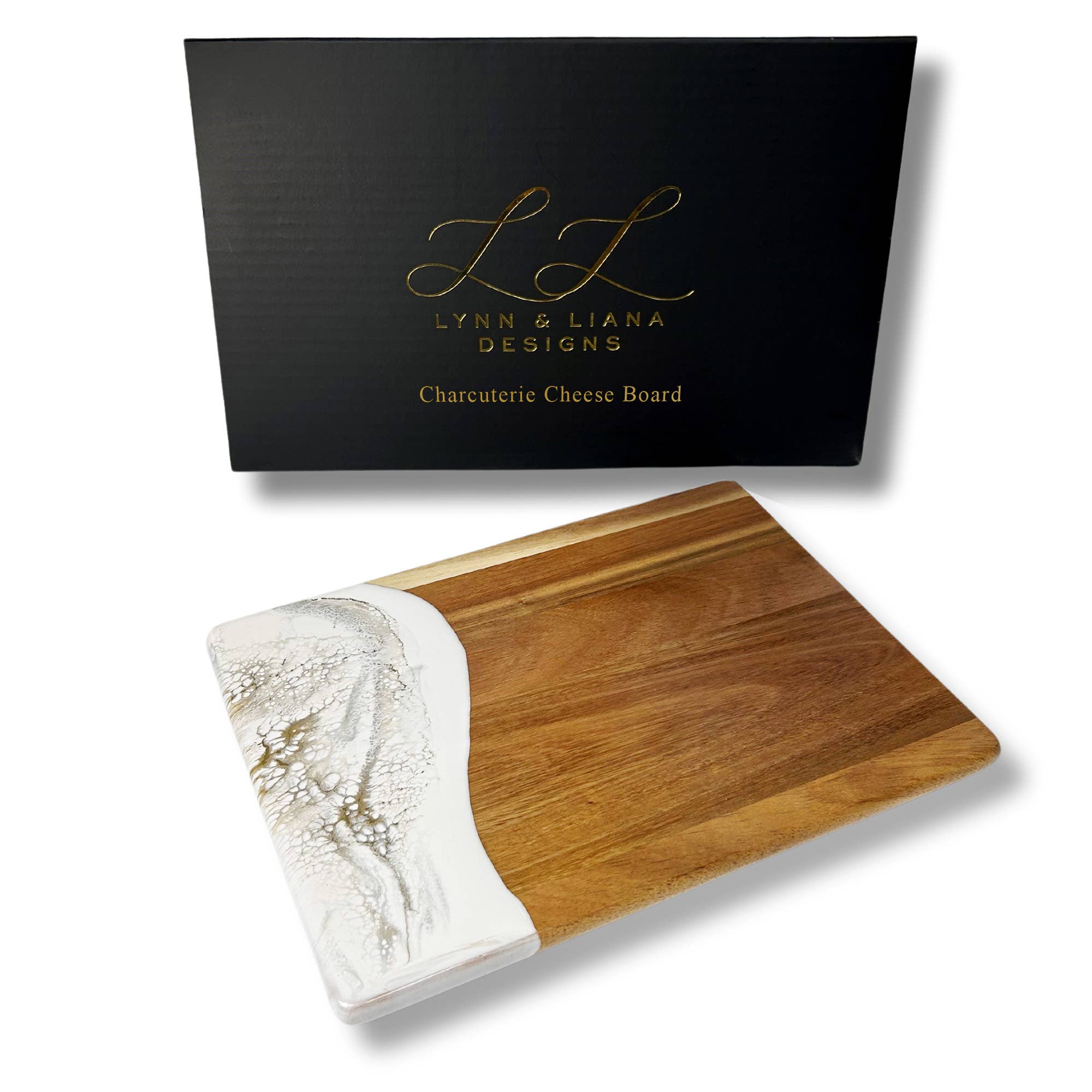 Lynn & Liana Designs - Planche à Fromage et Charcuterie "Soirée Romantique"-8