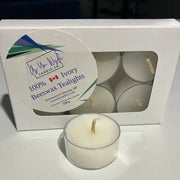 As You Wish Candle Co. - Bougies chauffe-plat en cire d'abeille (lot de 6)