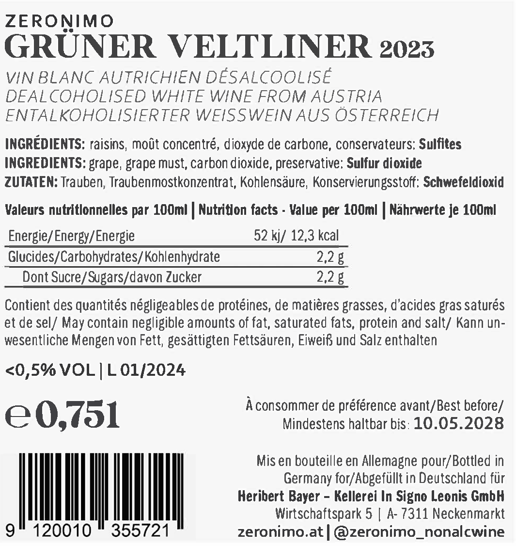 Zeronimo - Grüner Veltliner-3
