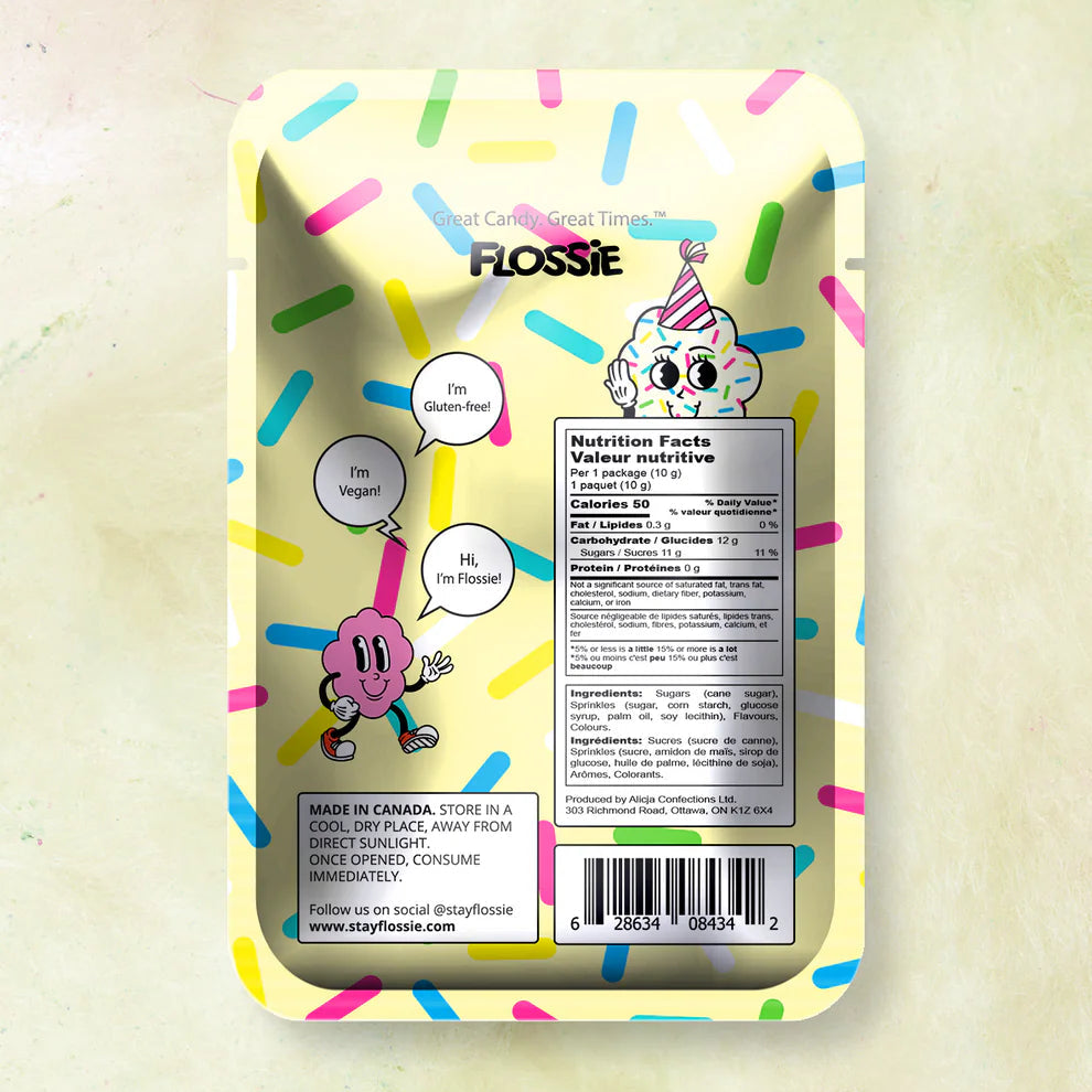 Flossie - Birthday Cake Cotton Candy