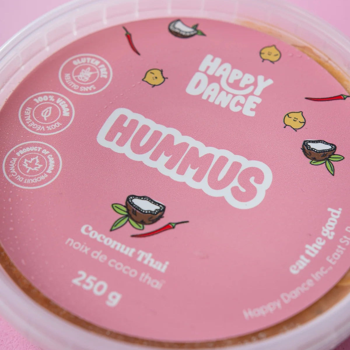 Happy Dance Hummus - Coconut Thai