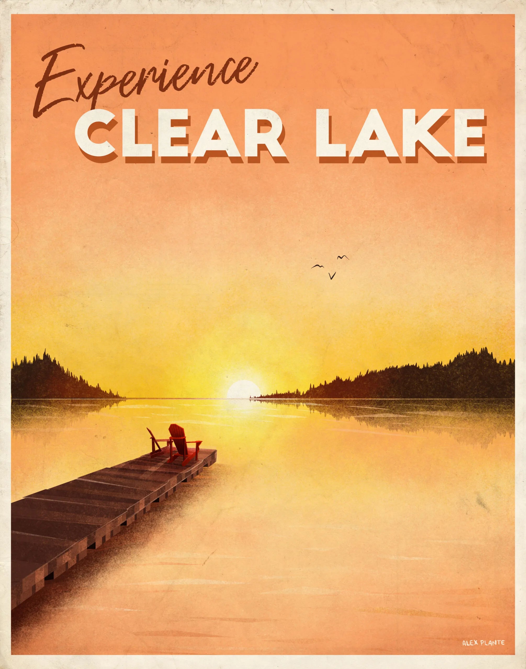 Alex Plante - Impression touristique vintage du Manitoba-12