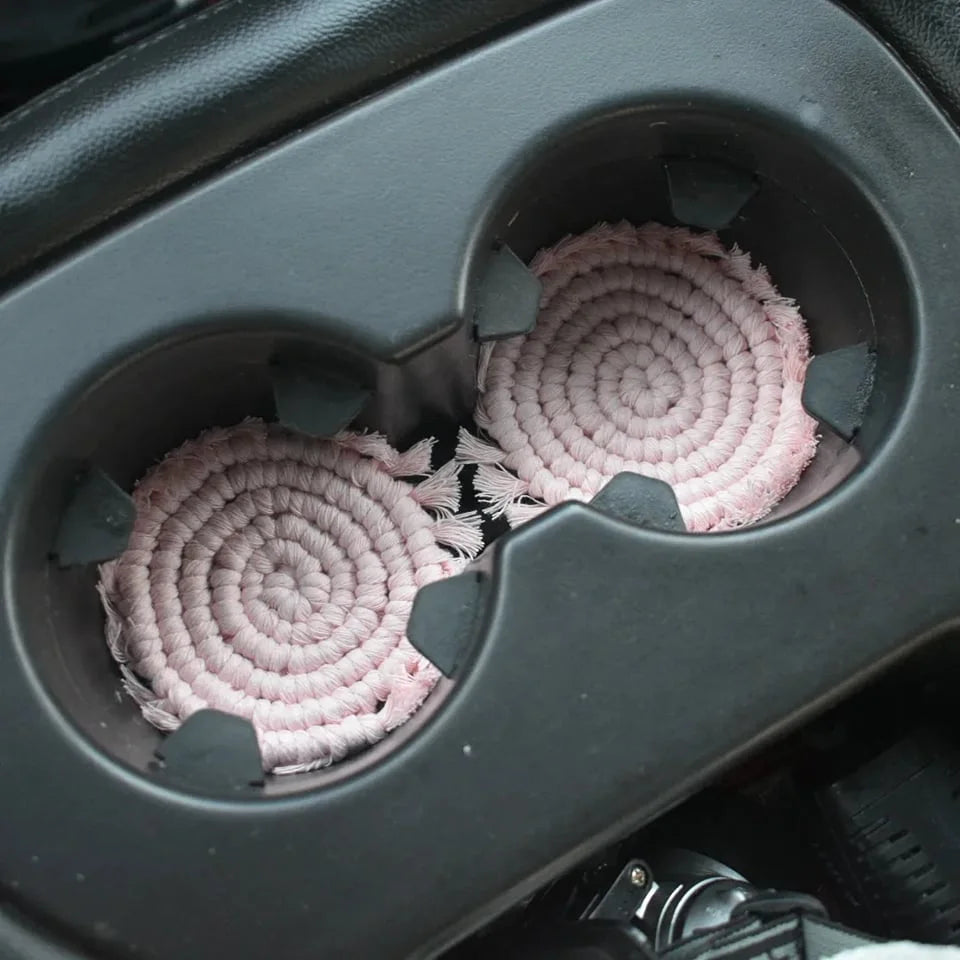 Macrame With Lovely - Car Coasters