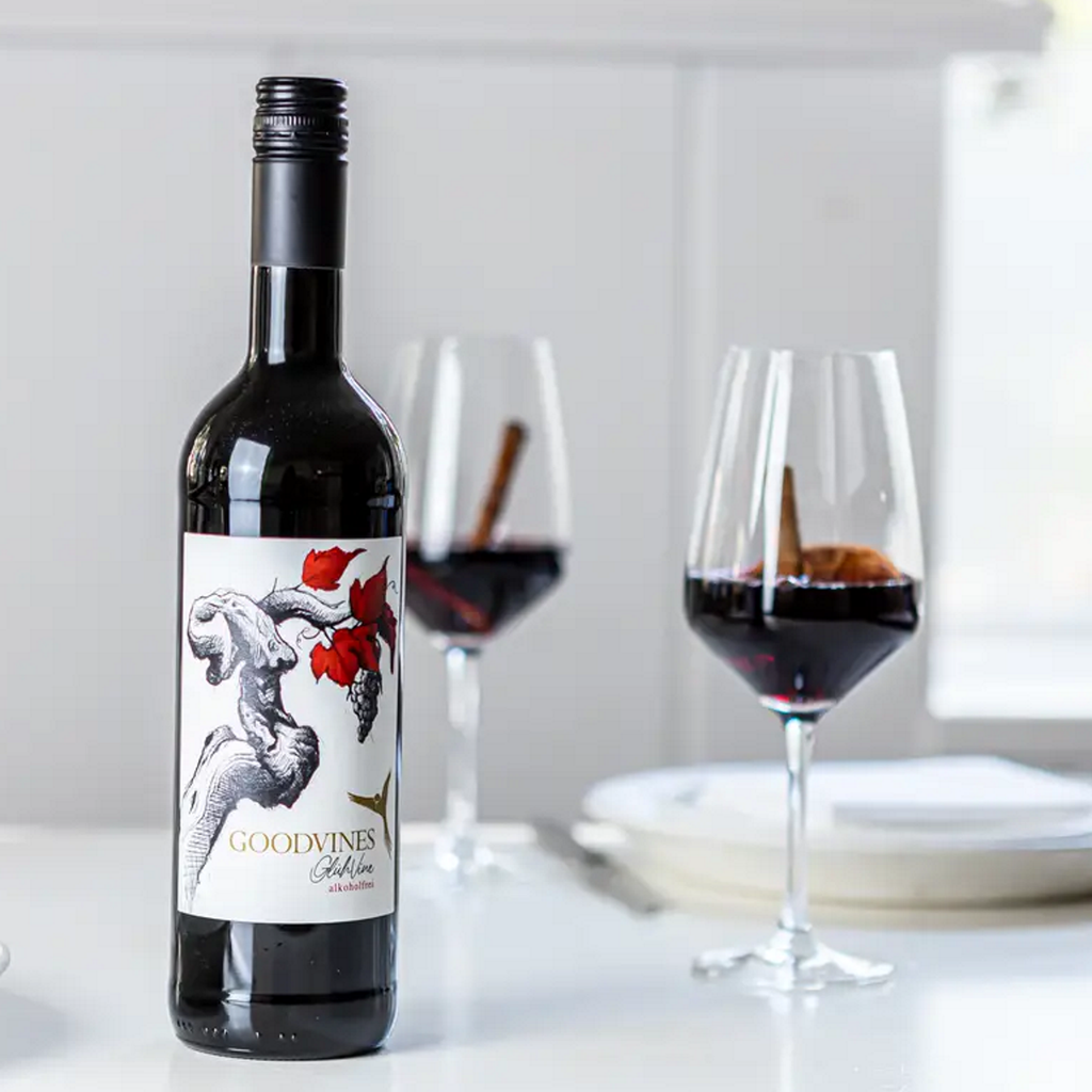Goodvines gluvine mulled red wine - non-alcoholic wines Canada