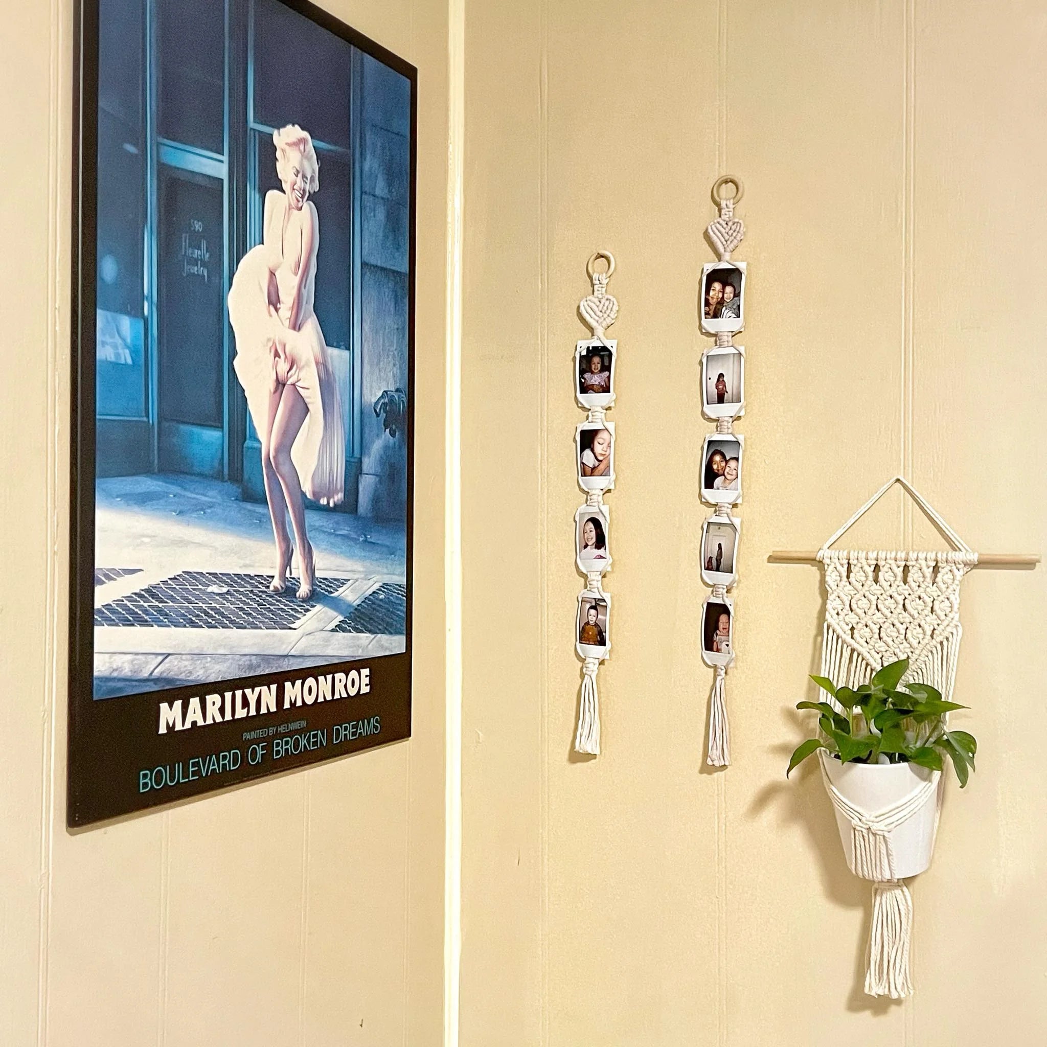 Macrame with Lovely - Polaroid Wall Hanging