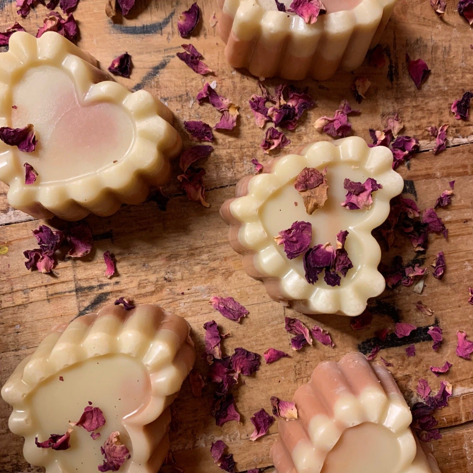Art Soap Life - Lemon Rose Vanilla Heart Soap