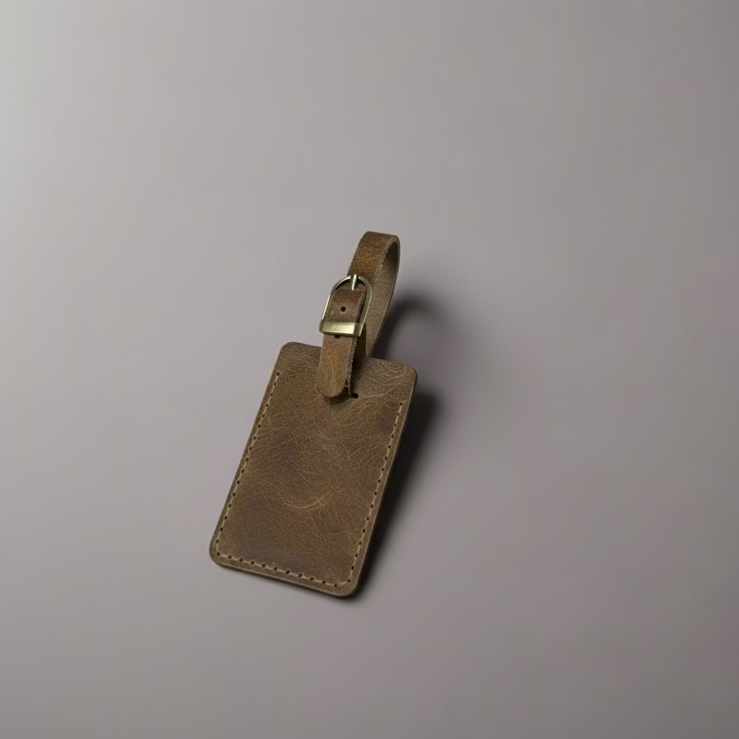 J.A.B Leatherworks - Étiquette de Bagage-4