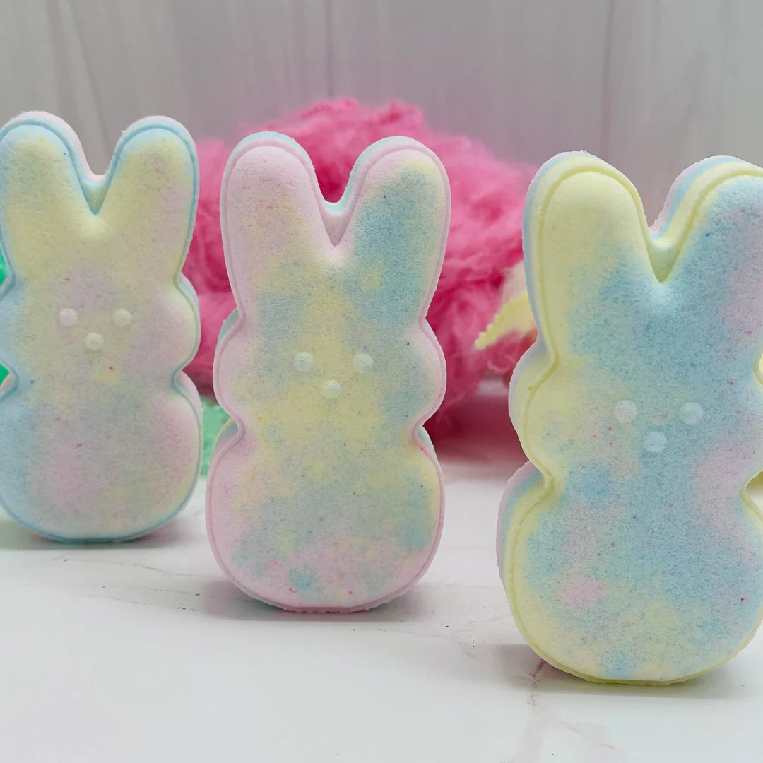 Boom Bath + Body - Bombe de bain Peep Fraise Mouchetée Pastel-3