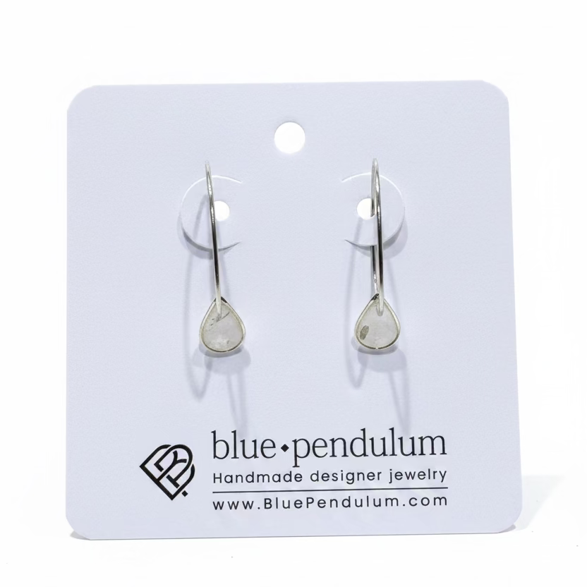 Blue Pendulum - Boucles d'oreilles-10