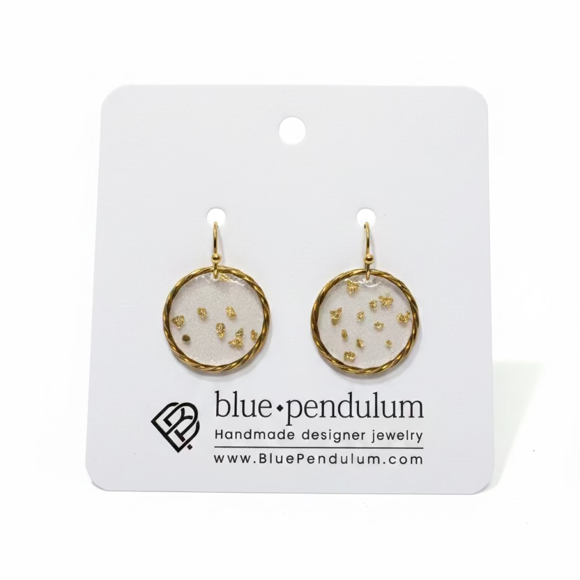 Blue Pendulum - Boucles d'oreilles-5