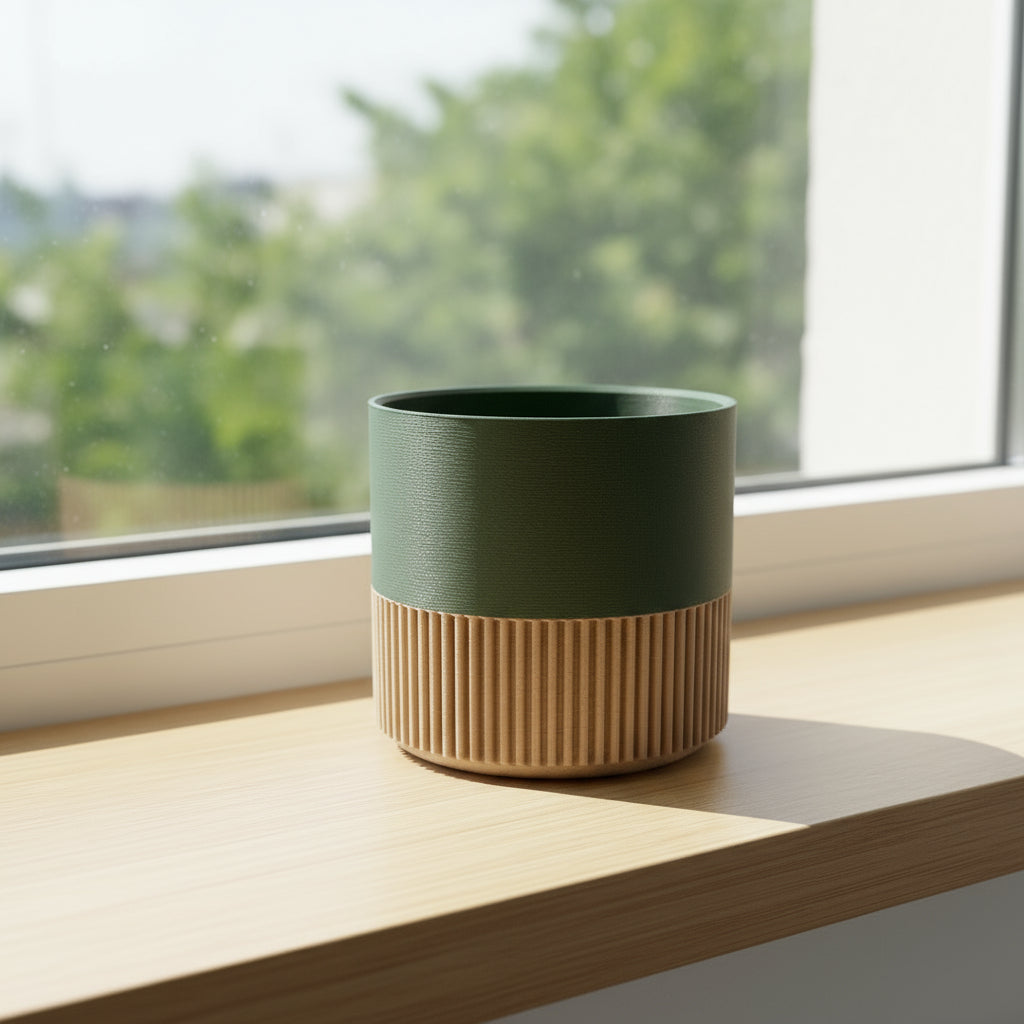 Prairie City Printing - Mini-pots de plantes bicolores-3