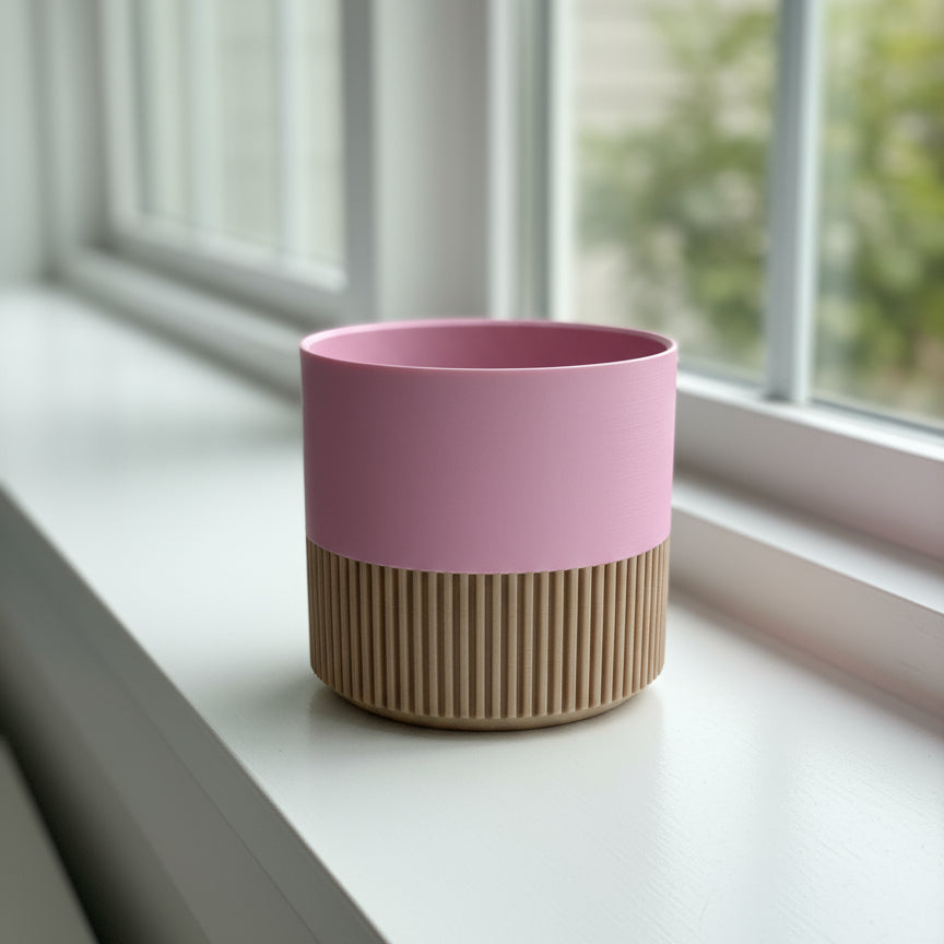 Prairie City Printing - Mini-pots de plantes bicolores-5
