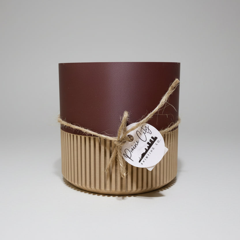 Prairie City Printing Co - Two-toned Planter
