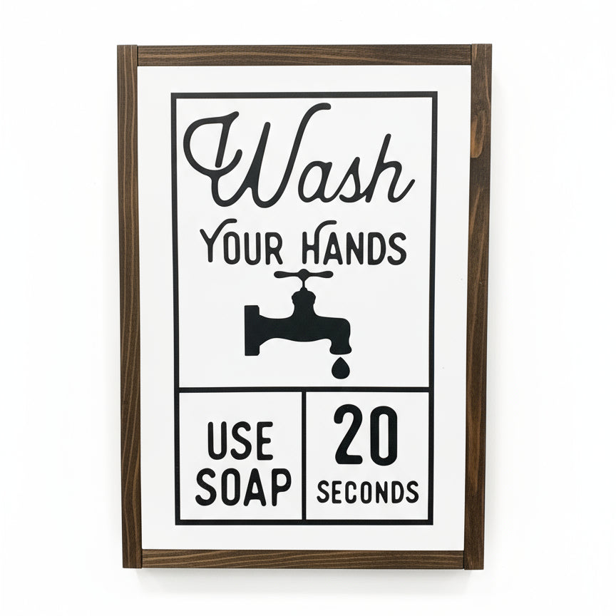 Chalked Signs - Wall Art - Bathroom