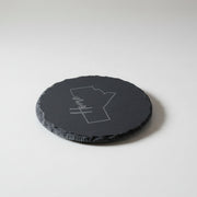 J.A.B Leatherworks - Sous-verres en ardoise