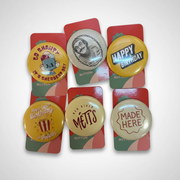 Fabriqué ici - Boutons