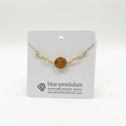 Blue Pendulum - Bracelet trombone