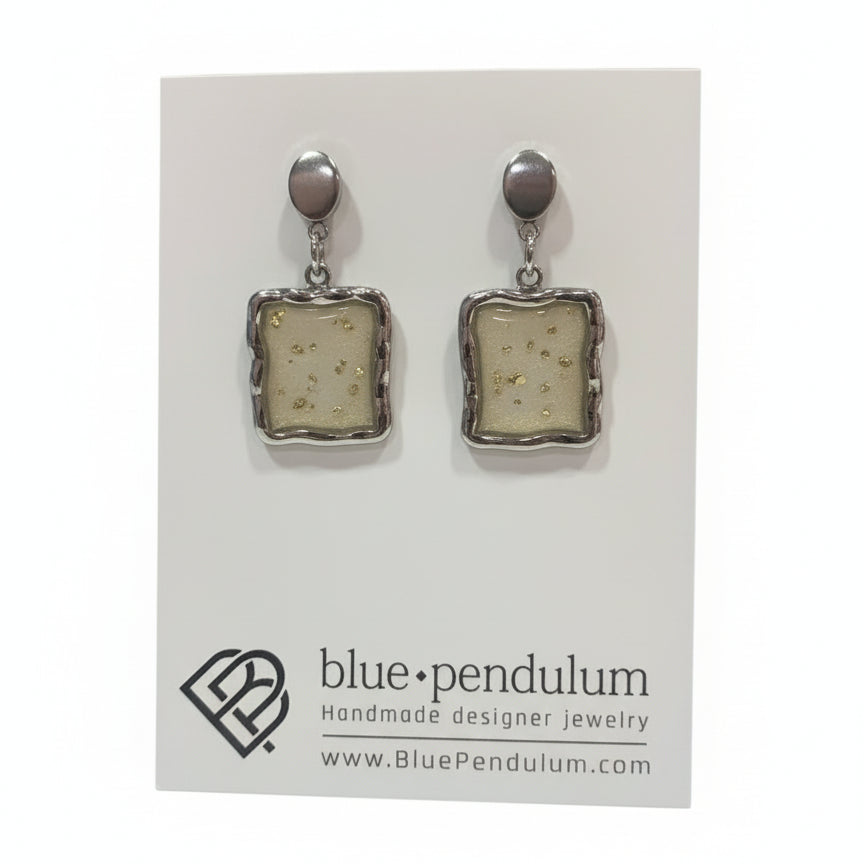 Blue Pendulum - Boucles d'oreilles-17