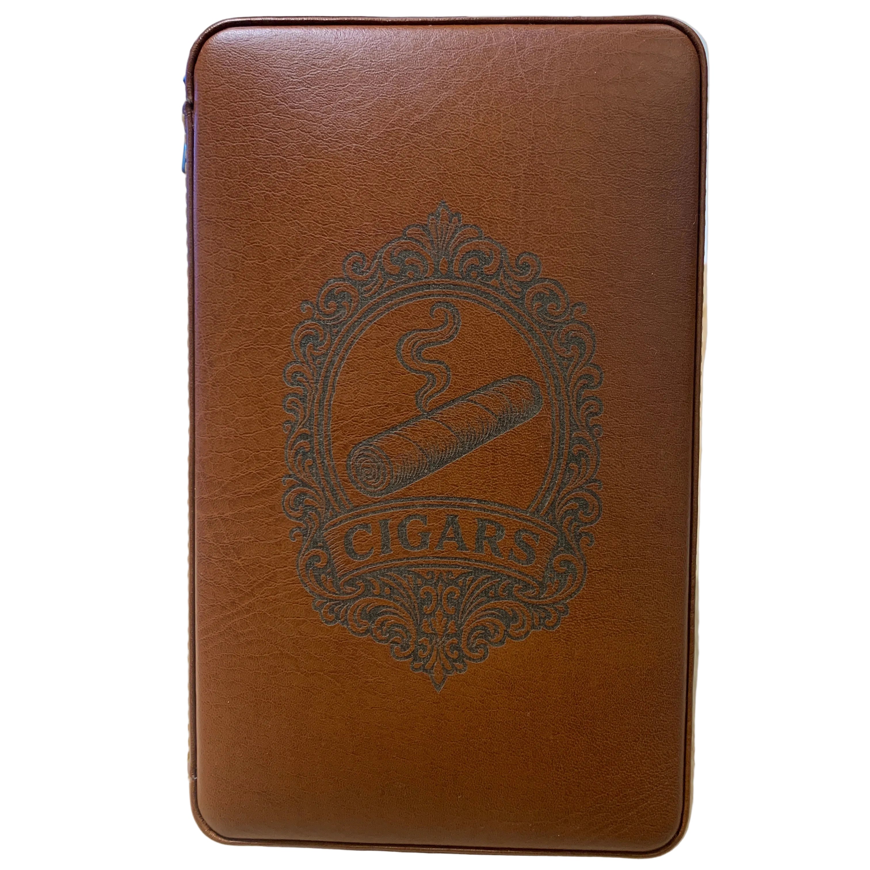 J.A.B Leatherworks - Leather Cigar Humidor Set