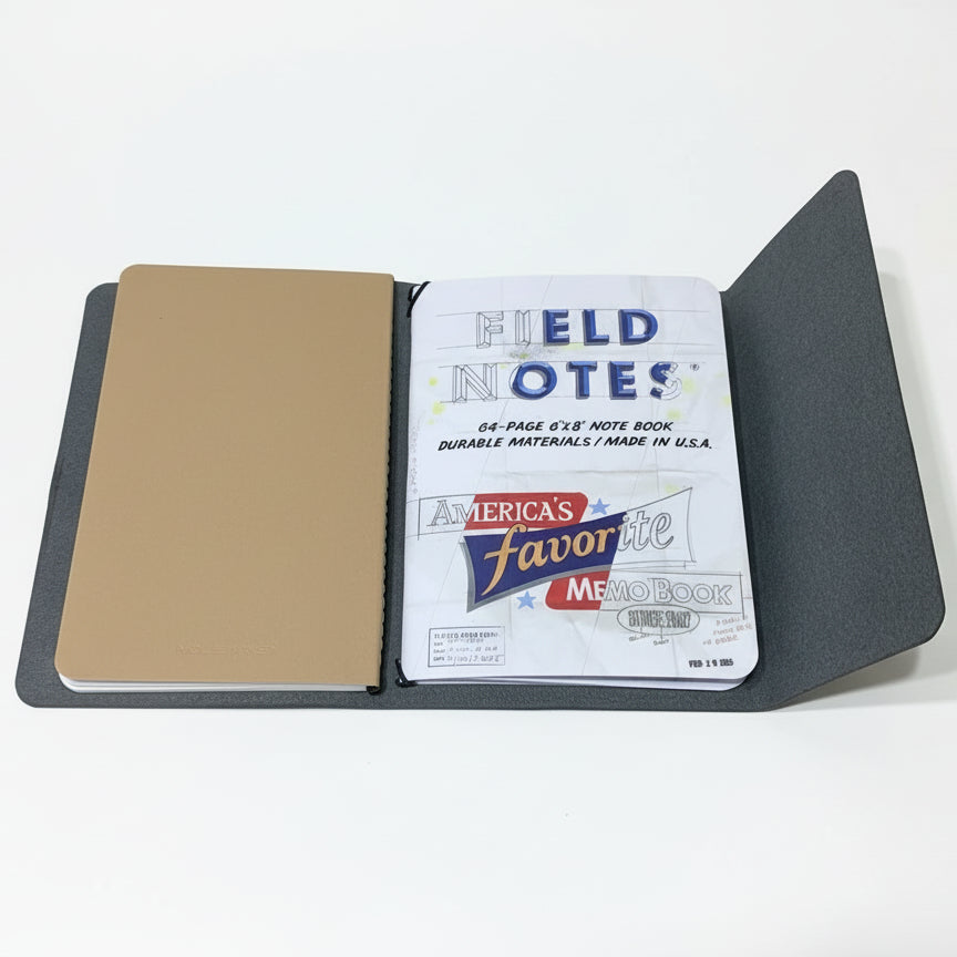 J.A.B Leatherworks - A5 Traveler Notebook-2