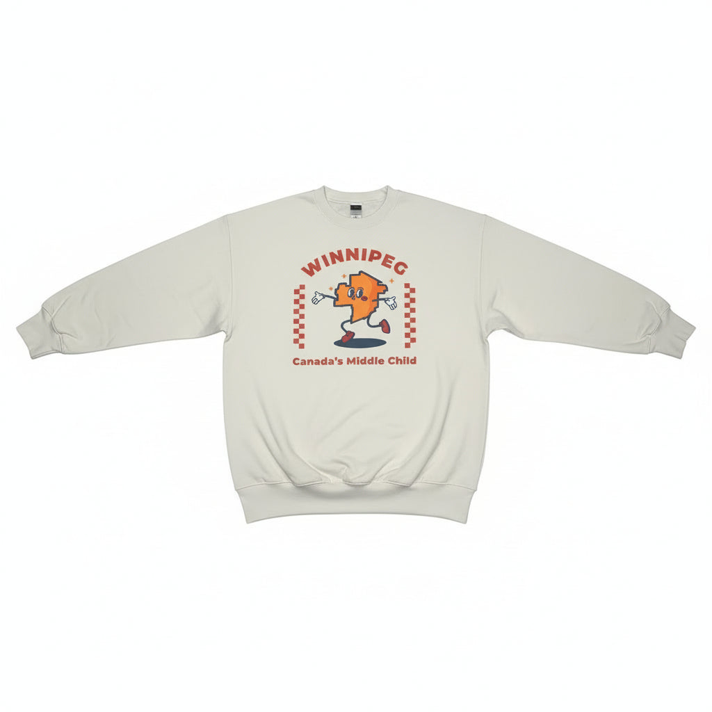 Tourism Winnipeg - Canada's Middle Child - Crewneck