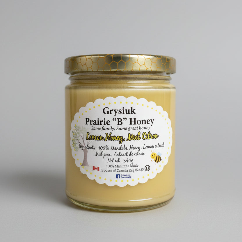 Grysiuk Prairie "B" Honey - Various Flavours